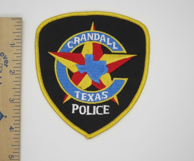 CRANDALL TEXAS POLICE PATCH Original Vintage eBay