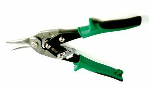 NEW BLACK Rhino, RHINO GRIP Aviation Snips, GREEN HANDLES, RIGHT CUT - FREE SHIP - Picture 1 of 2
