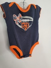 Chicago Bears Baby Girls One Piece EUC Size 3/6 Mo