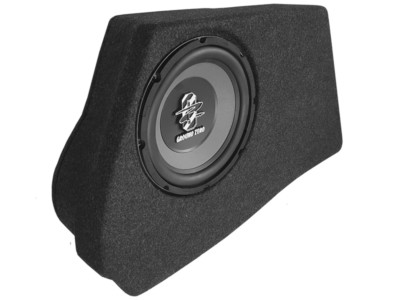 Passiver Gehäusesubwoofer mit Ground Zero GZIW250 500W für BMW 1er E87 04-13