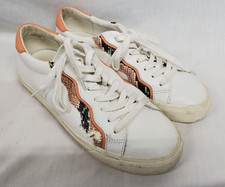 Madewell MWL Size 8.5 M Sidewalk Low-Top Sneakers in Snake Embossed Leather