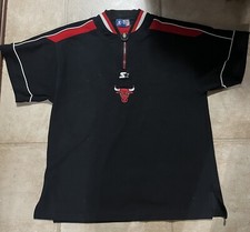 AUTHENTIC STARTER CHICAGO BULLS BASKETBALL WARMUP SHOOTING SHIRT XL