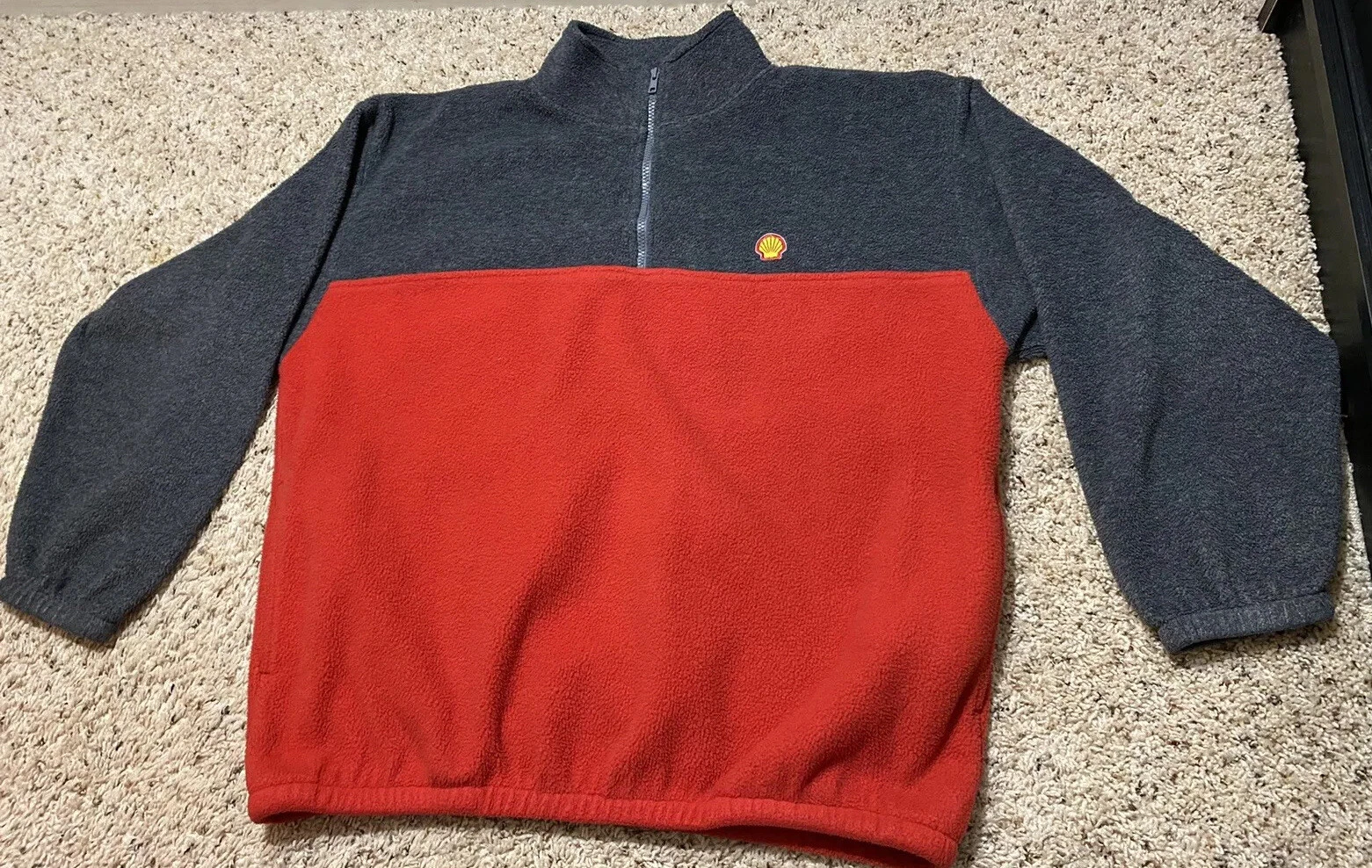 Fleece Soft, Shell Logo Jacket Mens XL Sweater