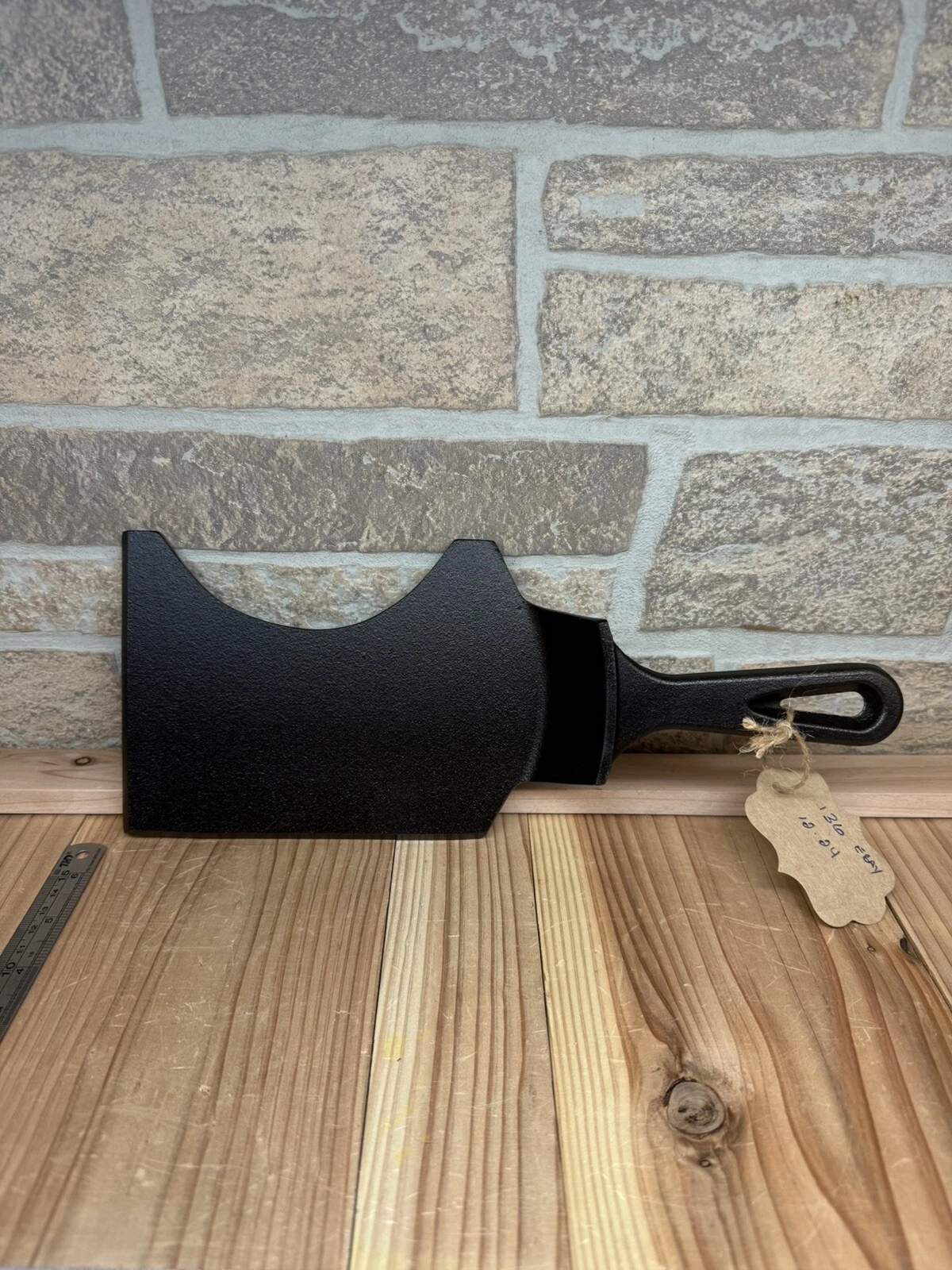 Cast Iron Spatula/Chopper/Bacon press Made From Vintage Unmarked Skillet. #136