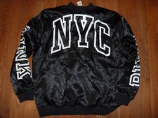 VICTORIAS SECRET PINK NEW YORK "NYC "PINK" ANORAK ZIP WINDBREAKER JACKET NWT