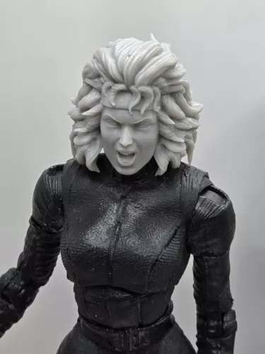 Impresión 3D ROGUE CABEZA MEDIANA #3. Multiverso Marvel Select McFarlane DC de 1:10 7"