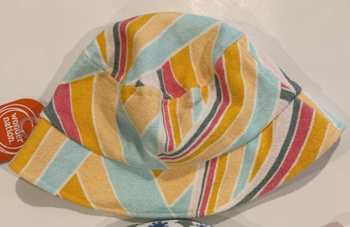 Wonder Nation Toddler Girl Bucket Hats Multi Swirl & Green Daisy - Lot of 2 NEW - Picture 6 of 11