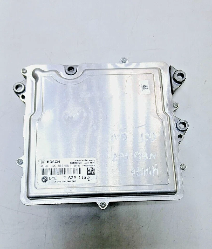 BMW 535i 2011 F07 N55 KIT UNIDAD ECU CONTROL MOTOR DME 7632115 - Imagen 4 de 4