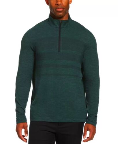 PGA TOUR Sweatshirt Mens Large Gradient Stripe 1/4 Zip Golf Soft Stretch - Picture 1 of 7