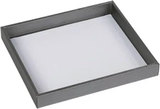 Jewelry Insert Trays 12 Gray Satin Display Organizer 8 ¼” x 7 ¼ X 1” Storage