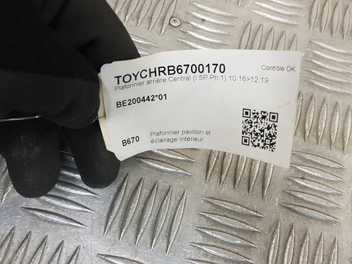 Luz De Techo Trasera Central - Toyota CHR I - 81240-02080 - Imagen 6 de 6