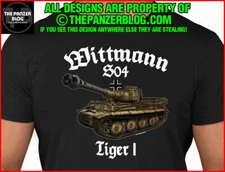 Michael Wittmann S04 Panzer T-Shirt WWII German Tiger Tank