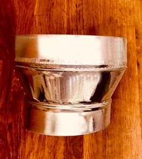 Master Flow 8 in. to 6 in. Round Reducer HVAC Ductwork Galvanized Steel Pipe 