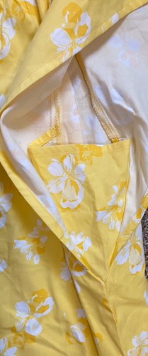 NWOT Banana Republic Women's FLUTTER-SLEEVE BLOUSE YELLOW UMBRELLA S/S - Size M - Picture 5 of 10