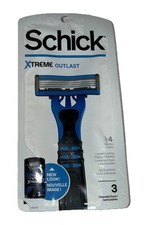 Schick Xtreme Men's Disposable Razors, 4 Blade Sensitive, 3 Pack