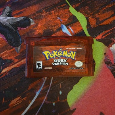 Pokémon Ruby Version Nintendo Game Boy Advance GBA Authentic Tested New Battery