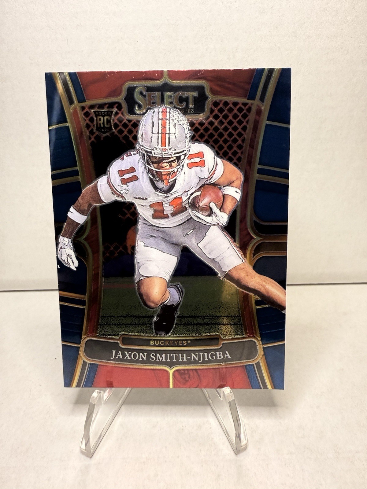 2023 Panini Select Draft Picks - Concourse Jaxon Smith-Njigba #7 Blue (RC)