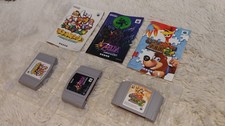 Lot Of 6 Nintendo 64 JPN N64 Games Paper Mario Donkey Kong 64 Zelda Majoras Mask