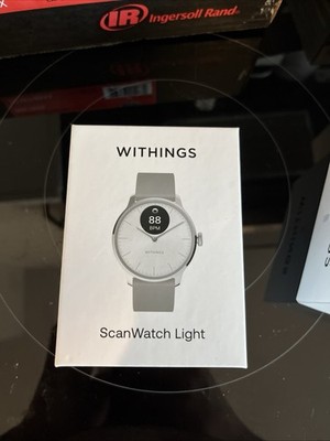 Withings HWA11-model 3-All-Int ScanWatch Light White 37 mm 5ATM