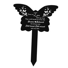 Butterfly Grave Decorations for Cemetery, Those We Love Don't Go Away