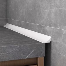 Water Barrier for Sink,Shower Threshold Dam Barrier,Waterproof White 2m
