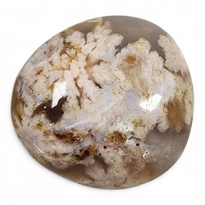 Flower Agate Polished Pebble 62.8 grams.