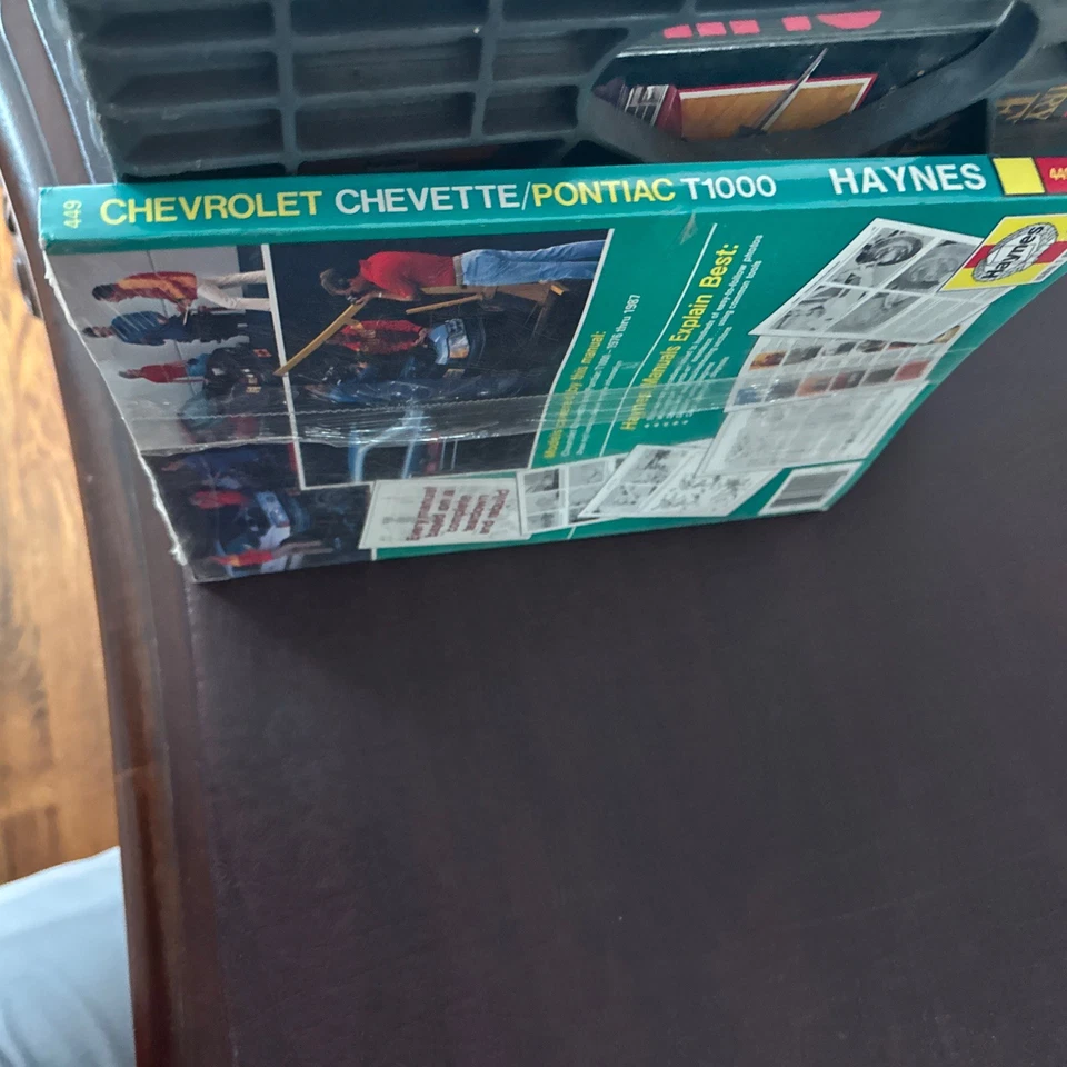 雪佛兰 Chevette Pontiac T1000 1976 - 1987 所有燃气型号 Haynes 449 全新 — 第 4/4 张图片