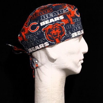 Chicago Bears Largo Logo on Navy Blue Theme Scrub Hat
