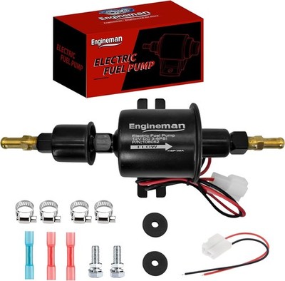 Pin ENGINEMAN Electric Fuel Pump 12V Transfer for 3-6 PSI HEP-02A | eBay