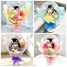 Sanrio Graduation Balloon Bouquet Handmade Plush Flower Gift