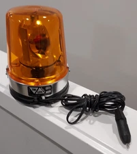 Magnetic Beacon Flash Rotating Amber TRI LITE MV-2MAG 12V Truck Car Roof Light