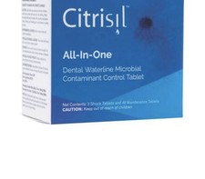 Sterisil C50-W CitriSil Dental Waterline Microbial Cleaning Tablets White 50/Pk