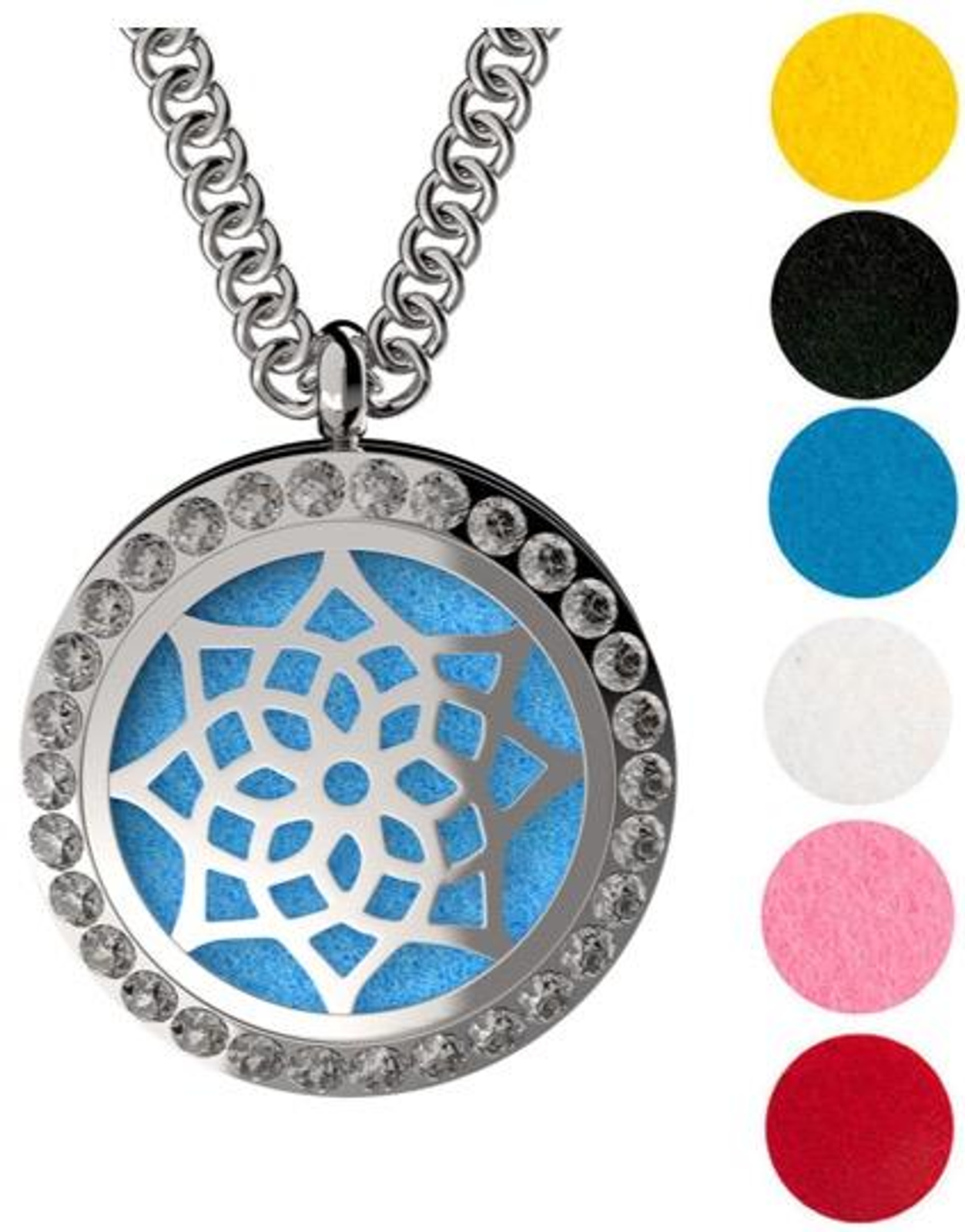 Aromatherapy Essential Oil Necklace Diffuser for Relaxation-image