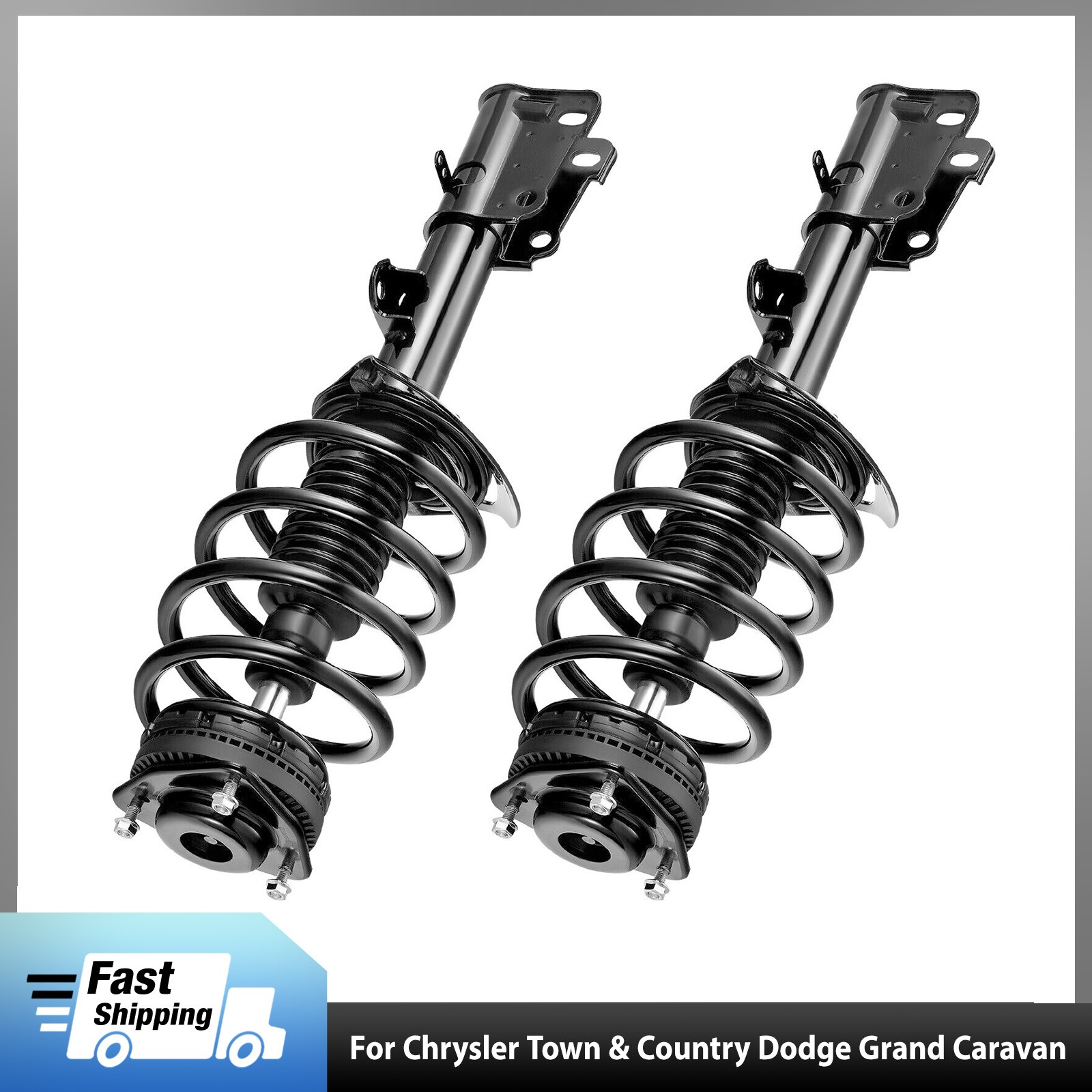 Front Left & Right Struts Shocks For Dodge Grand Caravan Chrysler Town & Country