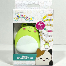 Squishmallow Wendy The Frog Bracelet Kit. NIB Makes 3 Bracelets NEW IN BOX