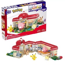 MEGA Pokémon Forest Pokemon Center 648 Piece Building Playset With Motion