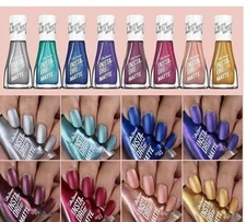 Sally Hansen Insta-Dri Nail Polish Metallic Matte Collection Set of 8 Colors