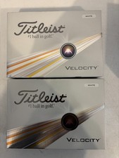 2 DOZEN BRAND NEW TITLEIST VELOCITY GOLF BALLS - WHITE