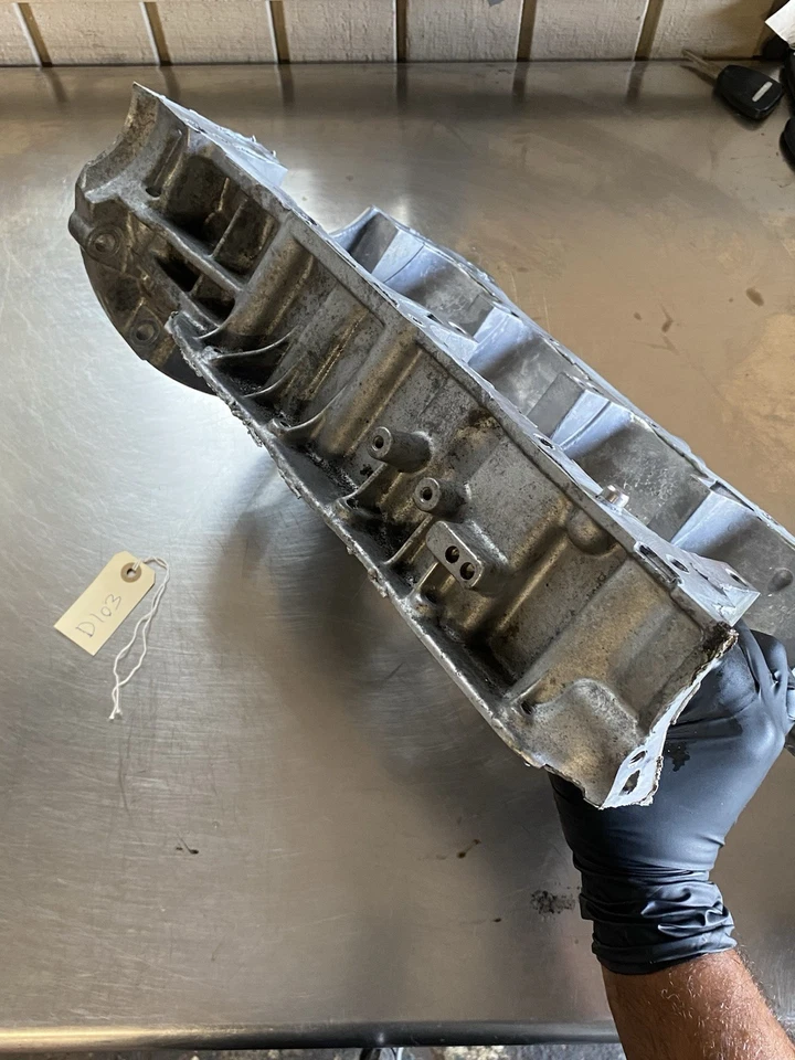 D103 2011-2014 HYUNDAI SONATA 2.4L UPPER OIL PAN 360Y3-2GH00-B Foto 4 de 4