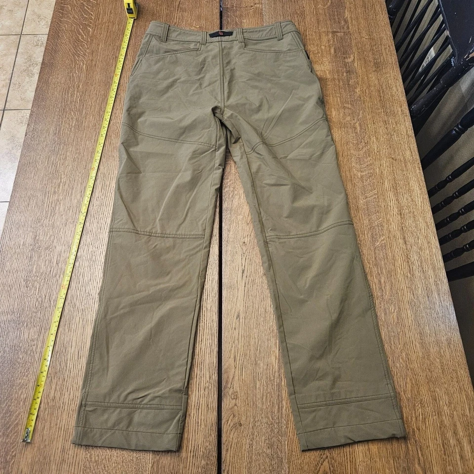 Pantalones chinos Western Rise Evolution para hombre 34x34 caqui nailon elástico rendimiento Foto 3 de 4