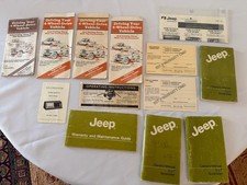 Lot Of Original Amc Era Jeep Cj-7 And Cj-8 Scrambler Brochures And Manuals Lot Of Original Amc Era Jeep Cj-7 And Cj-8 Scrambler Brochures And Manuals