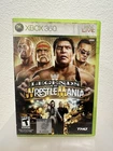 WWE Legends of WrestleMania Wrestling Xbox 360 w/ Manual Tested Working