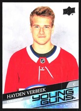 2020-21 Upper Deck #714 Hayden Verbeek