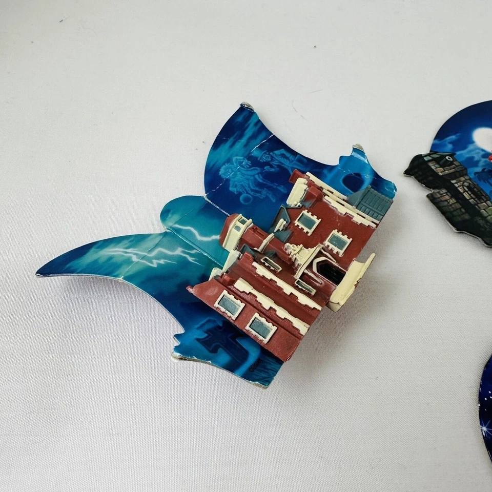 Disney Magic Kingdom Board Game Replacement Pieces 3-D  6pc ATTRACTION BUILDINGS - Image 2 of 4