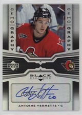 2005-06 Upper Deck Black Diamond Gemography Antoine Vermette #G-AV Auto hg6