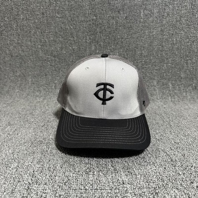'47 Brand Minnesota Twins Trucker Snapback White Gray Black Hat