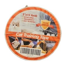 Cat Training Tape 5" X 15 Yards - Extra Large, Transparent - NEW