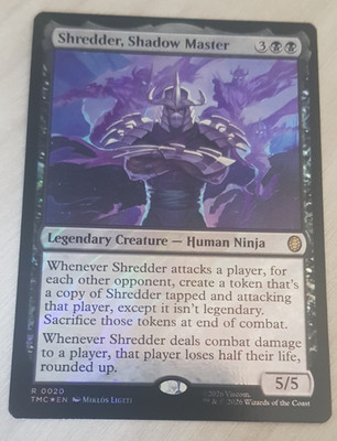 Shredder, Shadow Master SURGE FOIL 0020 - Commander: TMNT - MTG - ENG - NM