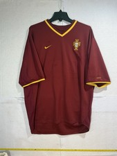 Portugal Euro 2000 Home Jersey | Vintage Soccer XXL