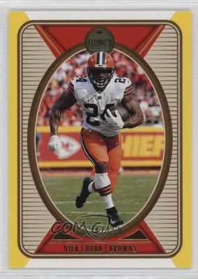 2022 Panini Legacy Yellow 24/150 Nick Chubb #22 0j4n
